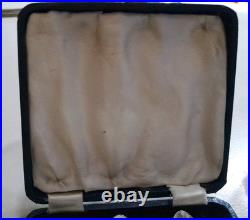 1934 Vintage R Bond & Co English 925 Silver 1910-1935 A. D 4 Spoons + Box