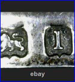 1935 Vintage Art Deco English Sterling Silver jewellery hinged box