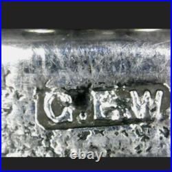 1935 Vintage Art Deco English Sterling Silver jewellery hinged box