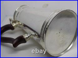 1960 Vintage English Sterling Silver Chocolate Pot. Adie Brothers Ltd. 308 Grams