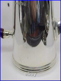 1960 Vintage English Sterling Silver Chocolate Pot. Adie Brothers Ltd. 308 Grams