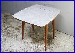 1960s English mid century vintage formica kitchen table