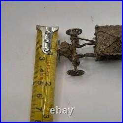 1977 Vintage English Sterling Silver British Royal State Coach 4cm By 7.5cm