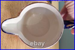 2 Antique Or Vintage Gaudy English Pitchers And A Small Tray