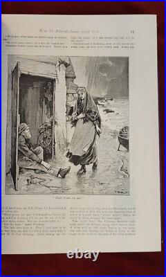 2 Antique Vintage Books The Quiver 1889 1890 Beautiful Illustrations Throughout