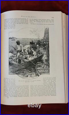 2 Antique Vintage Books The Quiver 1889 1890 Beautiful Illustrations Throughout