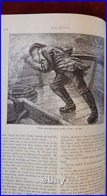 2 Antique Vintage Books The Quiver 1889 1890 Beautiful Illustrations Throughout