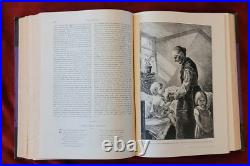 2 Antique Vintage Books The Quiver 1889 1890 Beautiful Illustrations Throughout
