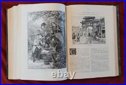 2 Antique Vintage Books The Quiver 1889 1890 Beautiful Illustrations Throughout