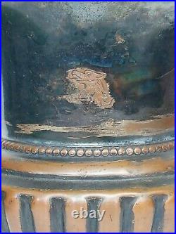 200+Years Old Antique Vintage English Gothic, Silver 4 Urn Vase Cup