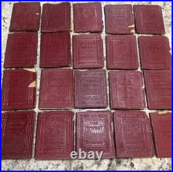 26 Vintage Antique 1920-24 Assorted England Little Luxart Library Books