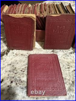 26 Vintage Antique 1920-24 Assorted England Little Luxart Library Books