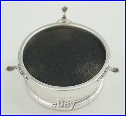 3 ½ Trinket Box, Vintage English Silver, Birmingham 1984, 87mm, total 185g