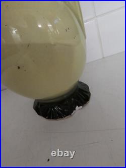 3 Vintage Large Antique Victorian Vase Vases