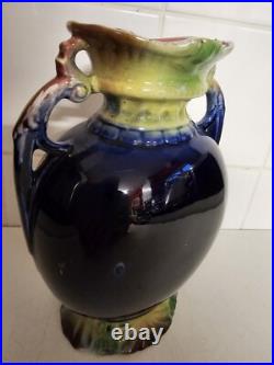 3 Vintage Large Antique Victorian Vase Vases