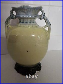 3 Vintage Large Antique Victorian Vases, Film Prop Display