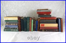30+ Antique Vintage Hardback Collectable Decorative Random Book Bundle