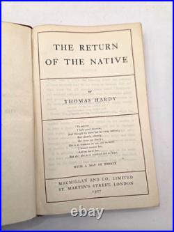 4 x antique THOMAS HARDY books (1907-1914) vintage hardback novels job lot set