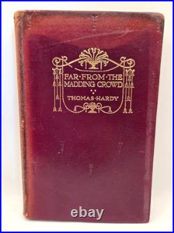 4 x antique THOMAS HARDY books (1907-1914) vintage hardback novels job lot set