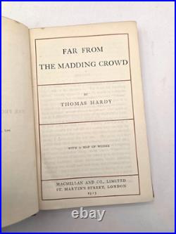 4 x antique THOMAS HARDY books (1907-1914) vintage hardback novels job lot set
