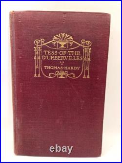 4 x antique THOMAS HARDY books (1907-1914) vintage hardback novels job lot set