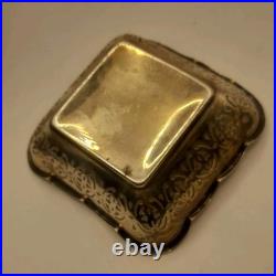 4x Small Vintage English Sterling Silver Bon Bon Dish 1901 And 1946 73 Grams