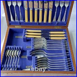 6 Settings Canteen Old English Pattern Silver Plated EPNS Vintage Ashberry