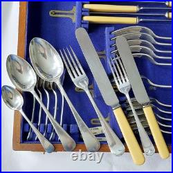 6 Settings Canteen Old English Pattern Silver Plated EPNS Vintage Ashberry