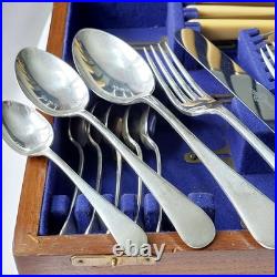 6 Settings Canteen Old English Pattern Silver Plated EPNS Vintage Ashberry