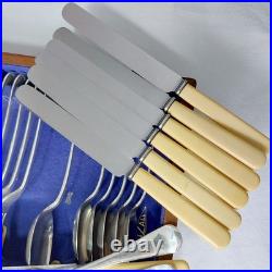 6 Settings Canteen Old English Pattern Silver Plated EPNS Vintage Ashberry