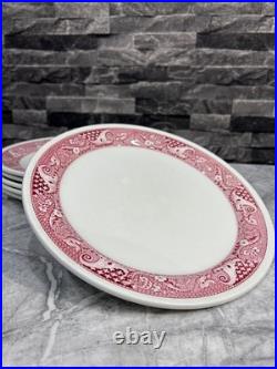 6 Vintage Possibly Antique Steelite Plates English Hotelware 27cm Heavy Thick