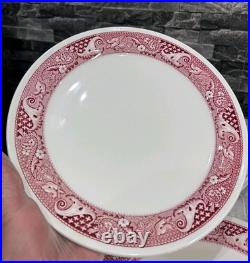 6 Vintage Possibly Antique Steelite Plates English Hotelware 27cm Heavy Thick