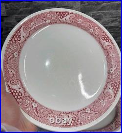 6 Vintage Possibly Antique Steelite Plates English Hotelware 27cm Heavy Thick