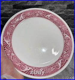 6 Vintage Possibly Antique Steelite Plates English Hotelware 27cm Heavy Thick