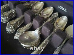 69 pc 1939 Vintage GORHAM Sterling Silver ENGLISH GADROON Flatware Service For 8