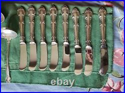 69 pc 1939 Vintage GORHAM Sterling Silver ENGLISH GADROON Flatware Service For 8