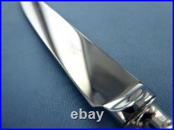 A Vintage Pair Of Sterling Silver Old English Dinner Knives Sheffield 1994