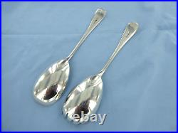 A Vintage Pair Of Sterling Silver, Old English Salad Servers. Sheffield 1931