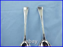 A Vintage Pair Of Sterling Silver, Old English Salad Servers. Sheffield 1931