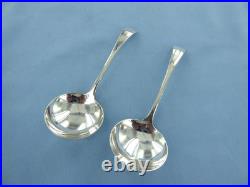 A Vintage Pair Of Sterling Silver, Old English Sauce Ladles, Birmingham 1973