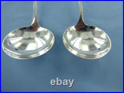 A Vintage Pair Of Sterling Silver, Old English Sauce Ladles, Birmingham 1973