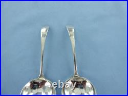 A Vintage Pair Of Sterling Silver, Old English Sauce Ladles, Birmingham 1973