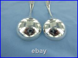 A Vintage Pair Of Sterling Silver, Old English Sauce Ladles, Birmingham 1973