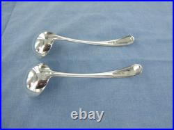 A Vintage Pair Of Sterling Silver, Old English Sauce Ladles. London 1936