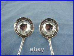 A Vintage Pair Of Sterling Silver, Old English Sauce Ladles. London 1936