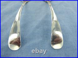 A Vintage Pair Of Sterling Silver, Old English Sauce Ladles. London 1936