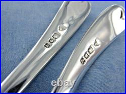 A Vintage Pair Of Sterling Silver, Old English Sauce Ladles. London 1936