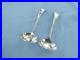 A Vintage Pair Of Sterling Silver Old English Sauce Ladles. Sheffield 1928