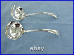 A Vintage Pair Of Sterling Silver, Old English Sauce Ladles, Sheffield 1931