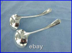 A Vintage Pair Of Sterling Silver, Old English Sauce Ladles, Sheffield 1931